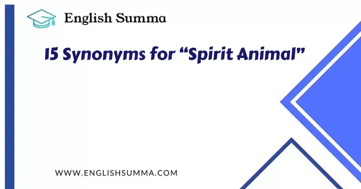 Synonyms for “Spirit Animal”