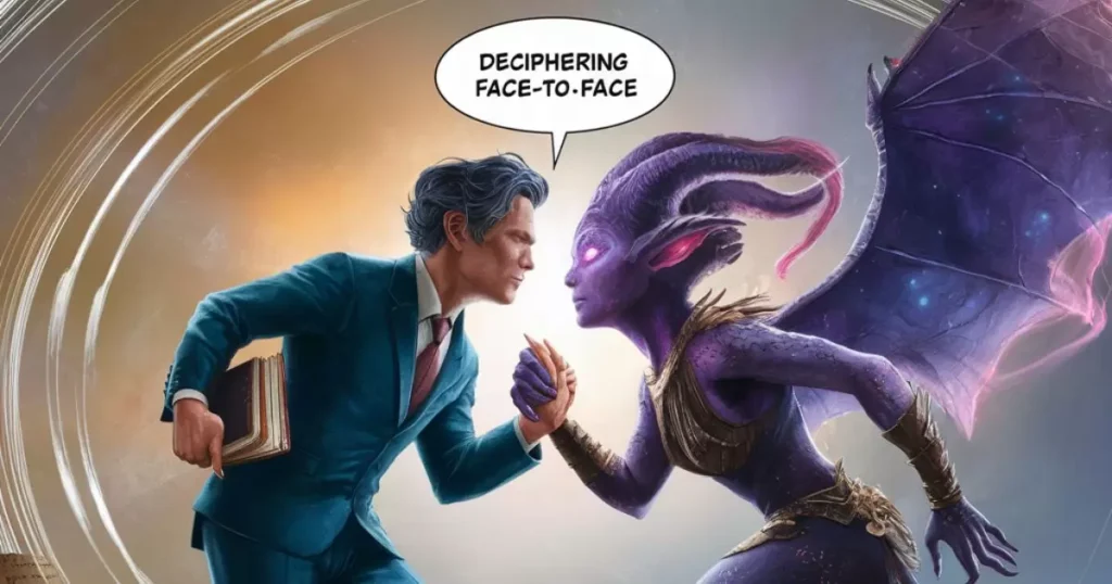 Deciphering "Face-to-Face"
