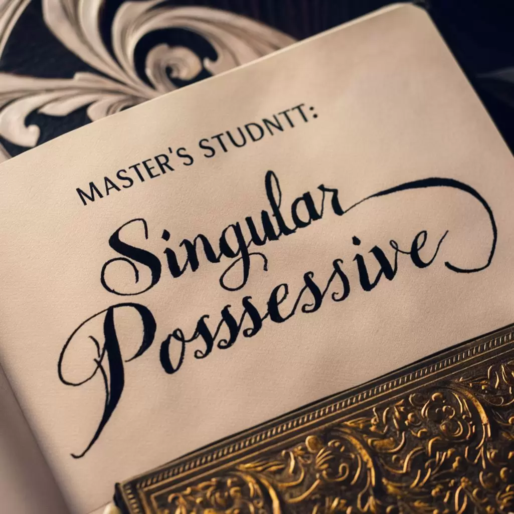 Master’s Student: Singular Possessive