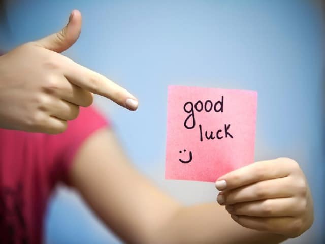 Good luck