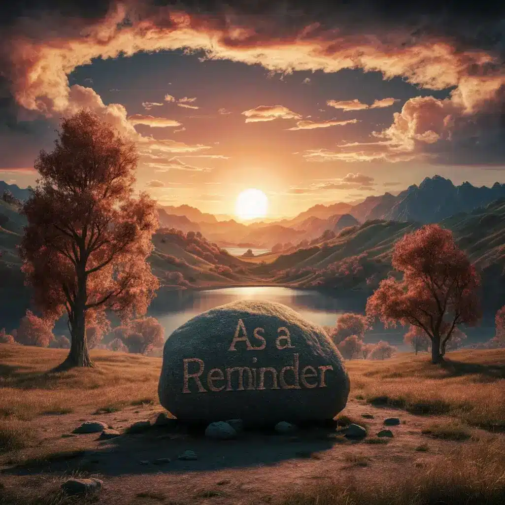 "As a Reminder"