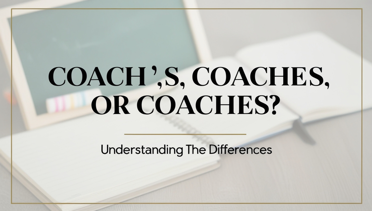 Coach’s, Coaches'